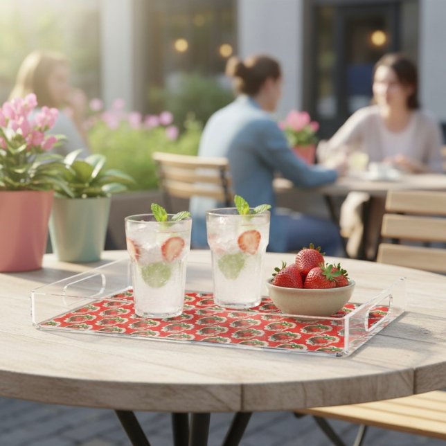 Strawberry Acrylic Tray (Creator Uploaded)