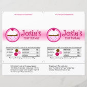 Strawberry and Cream Candy Wrapper (Front)