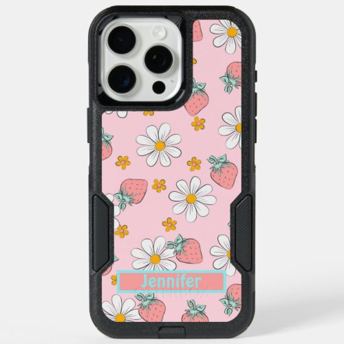 Strawberry and Daisy patterned Otterbox Case