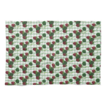 Strawberry And Gingham Kitchen Towel