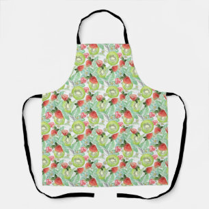 Strawberry and kiwi. apron