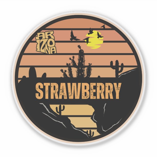 Strawberry, Arizona Sticker (Front)