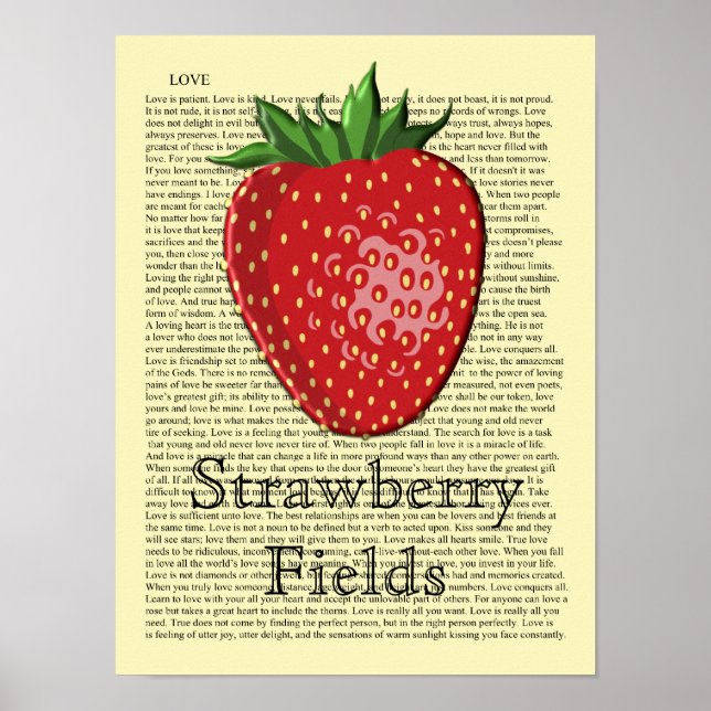 Strawberry - Art Print (Front)