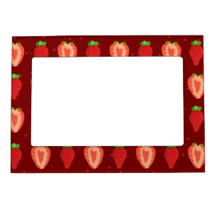 Strawberry Artist Strawberry Easy Drawing Strawber Magnetic Frame
