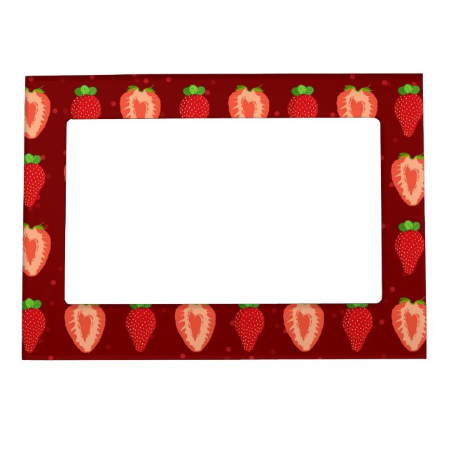 Strawberry Artist Strawberry Easy Drawing Strawber Magnetic Frame (Front)