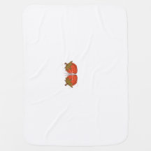 Strawberry baby blanket