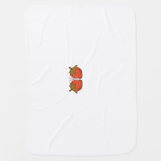 Strawberry baby blanket (Front)