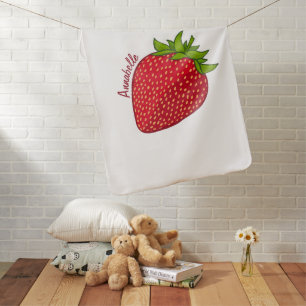 Strawberry Baby Blanket