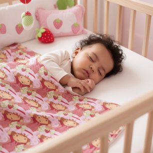 Strawberry Baby Blanket