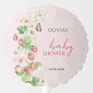 Strawberry Baby Shower Balloon