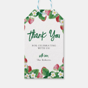Strawberry Baby Shower Berry Sweet  Gift Tags