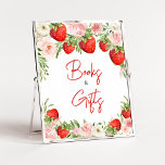 Strawberry Baby Shower Books and Gifts Poster<br><div class="desc">Make your event special with this Berry Sweet Baby Shower with our cute and lovely printable Books and Gifts Sign featuring adorable Girl Baby Shower theme. Download,  personalize,  and create lasting memories with this perfect touch for your joyous celebration!

BS729</div>