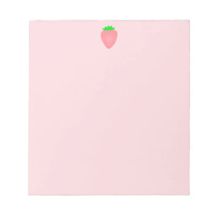 Strawberry Baby Shower Pink Cute Girly Custom 2025 Notepad
