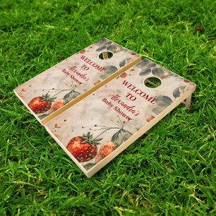 Strawberry Baby Sweet Shower Cornhole Set