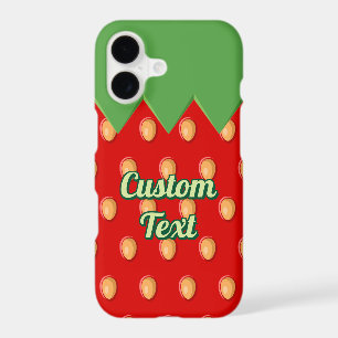 Strawberry Background Pattern iPhone 17 Case