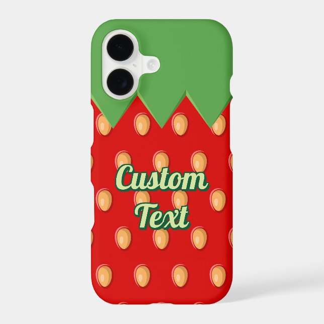 Strawberry Background Pattern Case-Mate iPhone Case (Back)