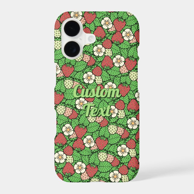 Strawberry Background Pattern Case-Mate iPhone Case (Back)