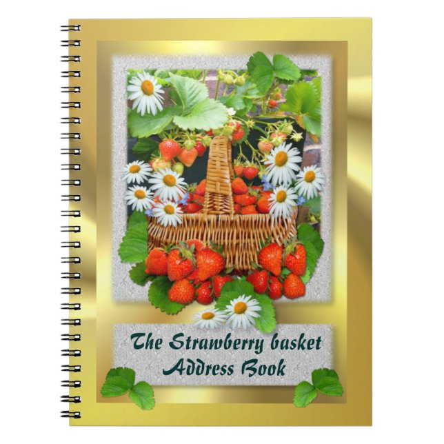 Strawberry Basket ~ Address Book (Front)