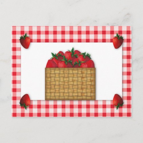 Strawberry Basket Recipe Card