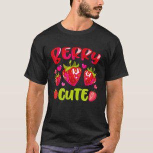 Strawberry Berry Cute Strawberry  Kids Boys Girls T-Shirt