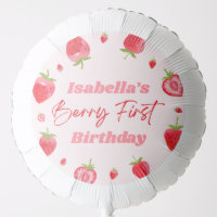 Strawberry Berry First 1st Birthday Party