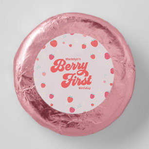 Strawberry Berry First Birthday  Dipped Oreo Cookie Favors