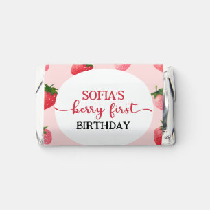 Strawberry Berry First Birthday Hershey's Miniatures