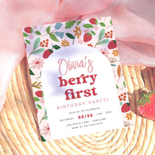 Strawberry Berry First Budget Birthday Party