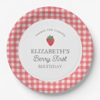 Strawberry Berry First Picnic Birthday 