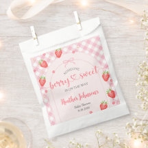 Strawberry Berry Sweet Baby Girl Baby Shower
