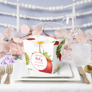 Strawberry Berry Sweet Baby shower  Favor Boxes