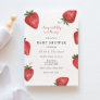 Strawberry Berry Sweet Baby Shower Invitation