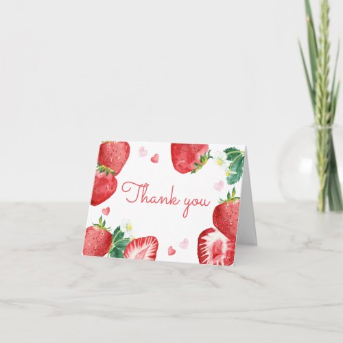 Strawberry Berry Sweet Baby Shower