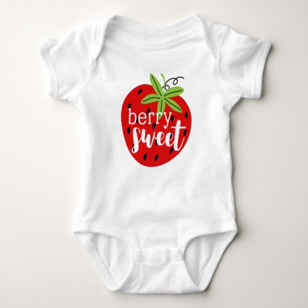 Strawberry Berry Sweet Birthday Baby Girl Kids' Baby Bodysuit