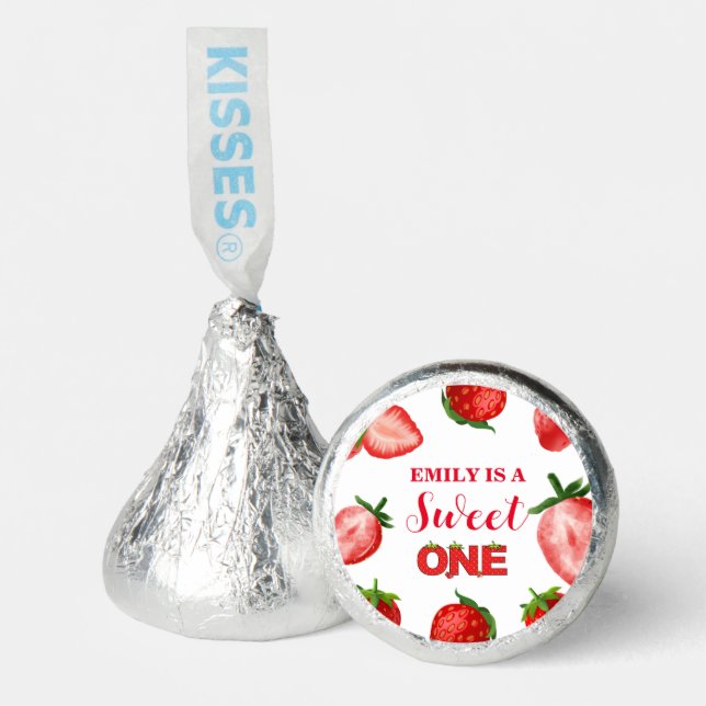 Strawberry Berry Sweet Birthday Cake Pop Hershey®'s Kisses® (Front)