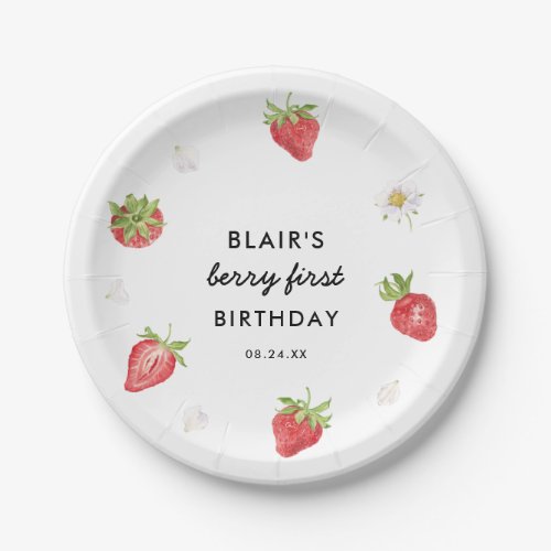Strawberry Berry Sweet Birthday Party