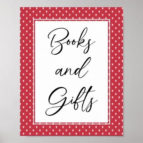 Strawberry Berry Sweet Books  Gifts Baby Shower  Poster