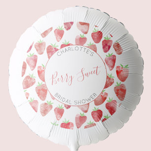 Strawberry Berry Sweet Bridal Shower Balloon