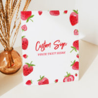 Strawberry Berry Sweet Custom Party