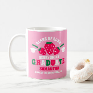 Strawberry Berry Sweet Graduation Coffee Mug