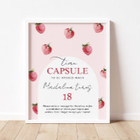 Strawberry berry sweet time capsule birthday