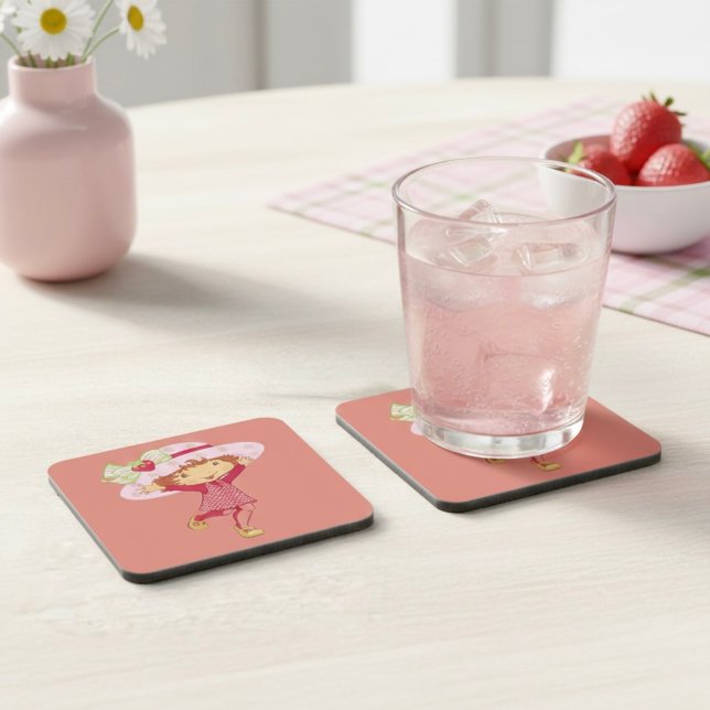 Strawberry Beverage Coaster (Creator Uploaded)