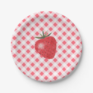 Strawberry Birthday Paper Plates