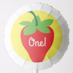 Strawberry Birthday Party Balloon