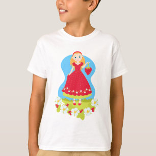 Strawberry Birthday Party Girl T-Shirt