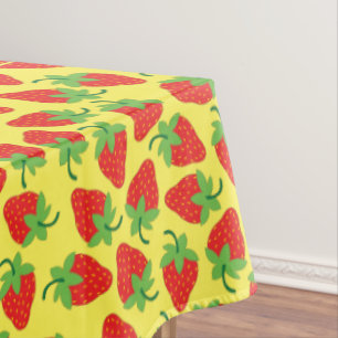 Strawberry Birthday Party Tablecloth