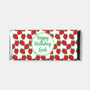 Strawberry Birthday Party Theme    Hershey Bar Favors