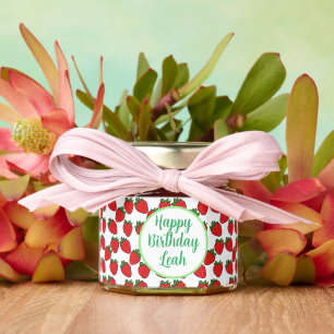 Strawberry Birthday Party Theme    Honey Jar Favors
