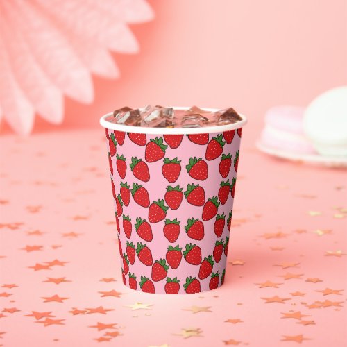  Strawberry Birthday Party Theme   Paper Cups