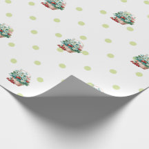 Strawberry Birthday Party Theme Wrapping Paper